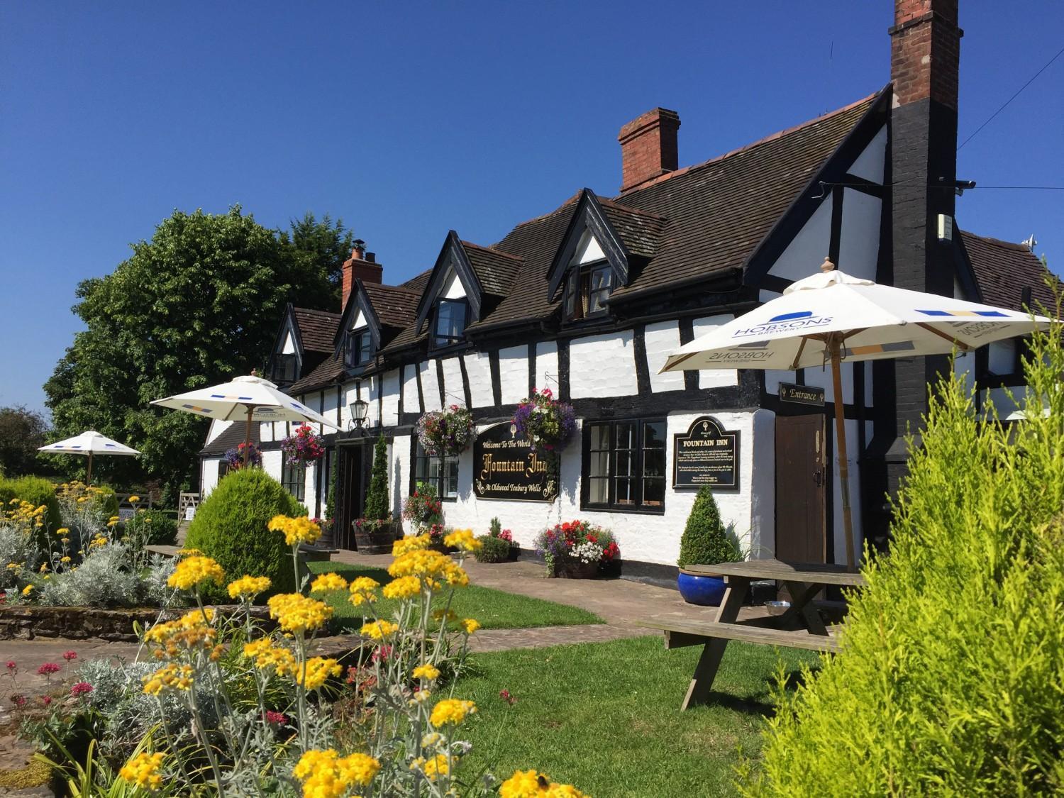 The Fountain Inn Tenbury Wells Eksteriør billede